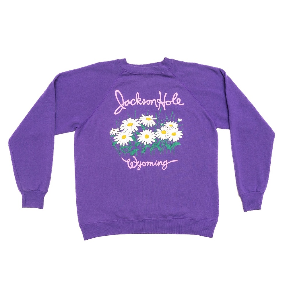 Vintage Sneaky Tees 1993 Jackson Hole Crewneck Sweatshirt